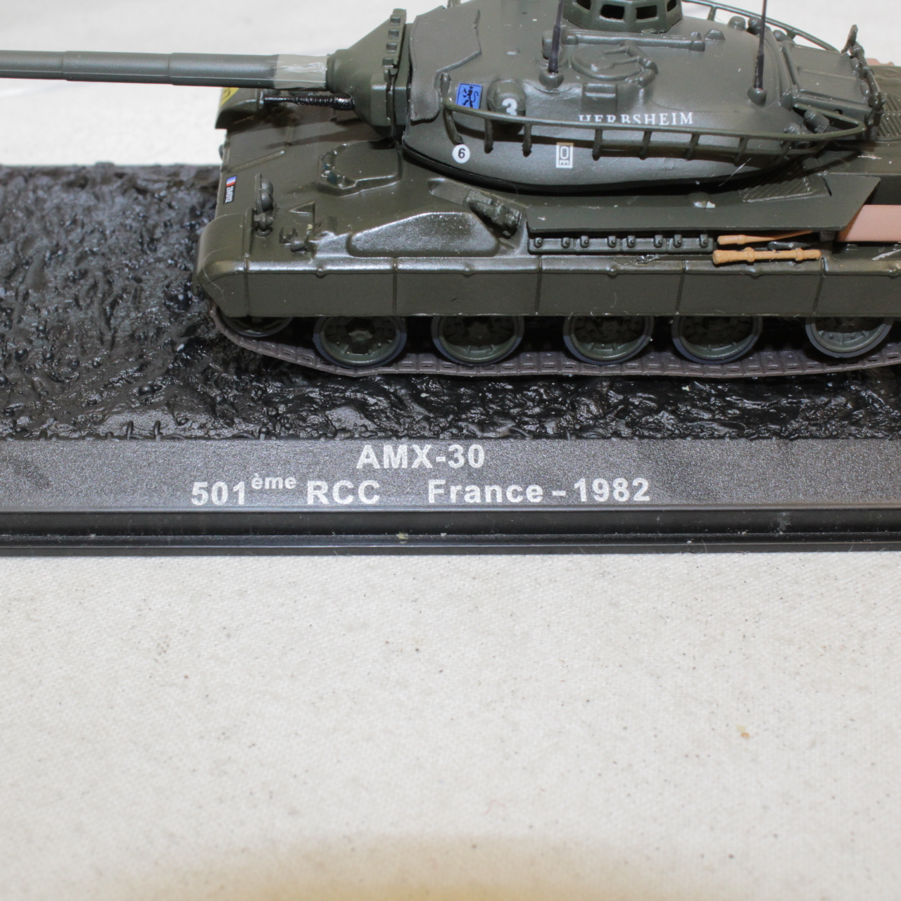 Char AMX-30 501, 501e RCC, France 1982 - Édition Collector en Résine Très bon état - Vue 6 - 